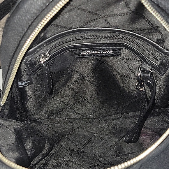 MICHAEL KORS Black Pebble Leather Backpack - Picture 15 of 16